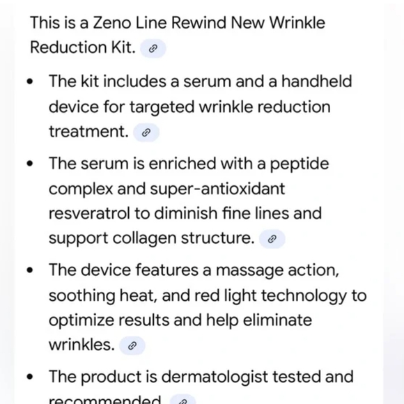 Zeno Wrinkle Reduction Kit Red Light  Travel size includes serum - Picture 6 of 6